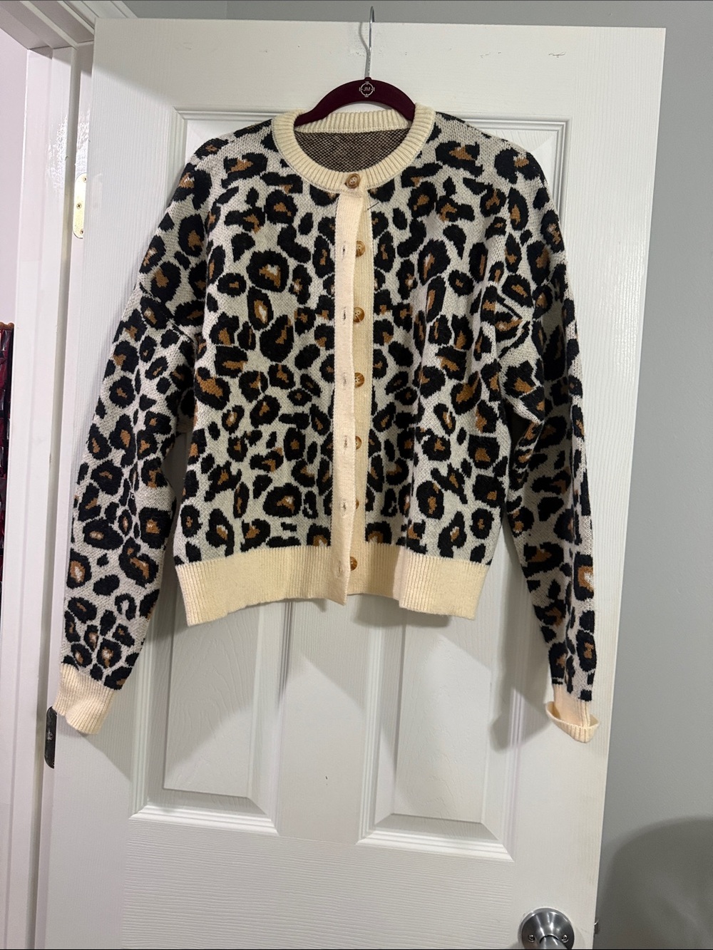 Women’s Leopard Print Cardigan